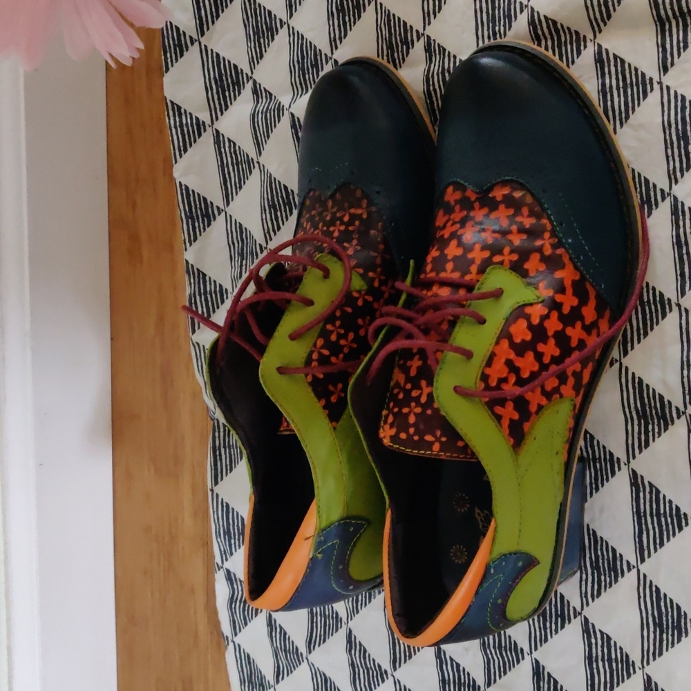 Heeled Oxfords